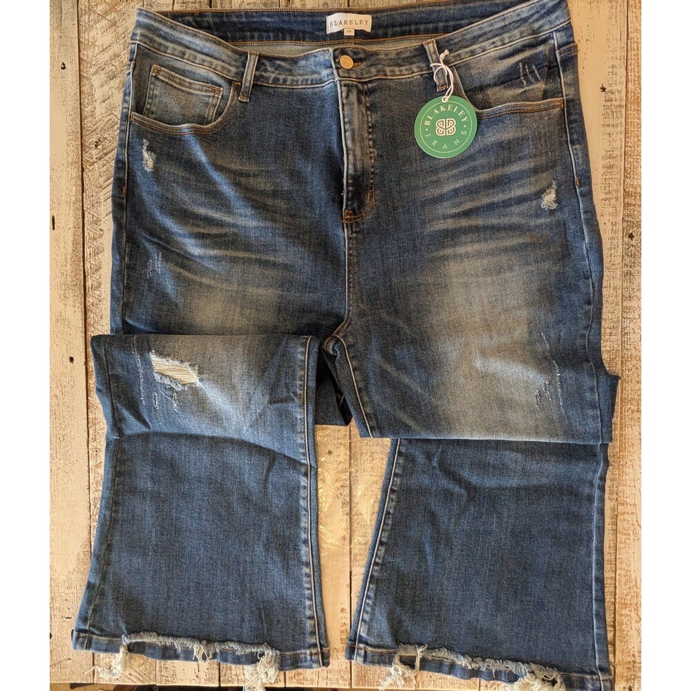 Brand New Blakeley Rebel Tummy Control Flare Jeans